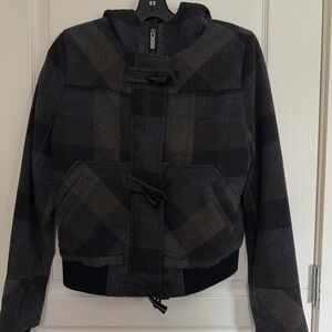 Kids Autumn/Fall Plaid Jacket Size M